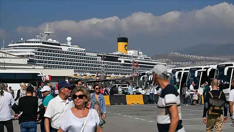 Kruvaziyer turizminde yolcu sayısı 1 milyonu aştı