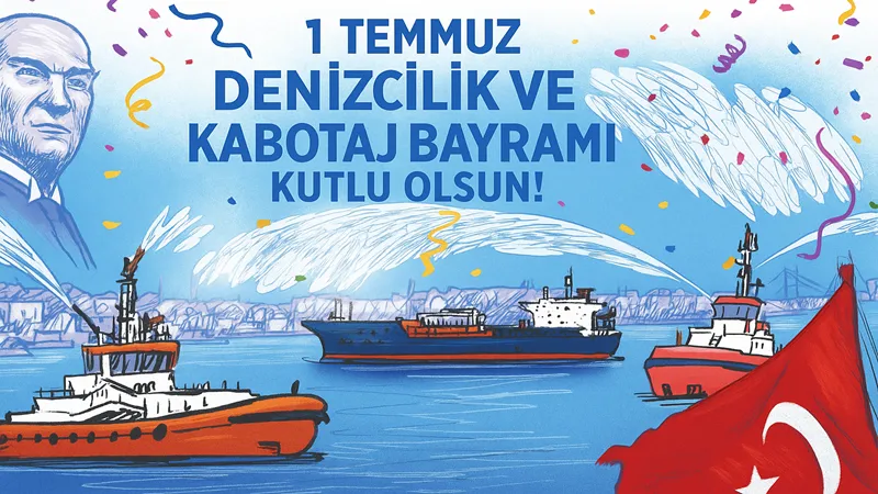1 Temmuz Denizcilik ve Kabotaj Bayramı Kutlu Olsun!