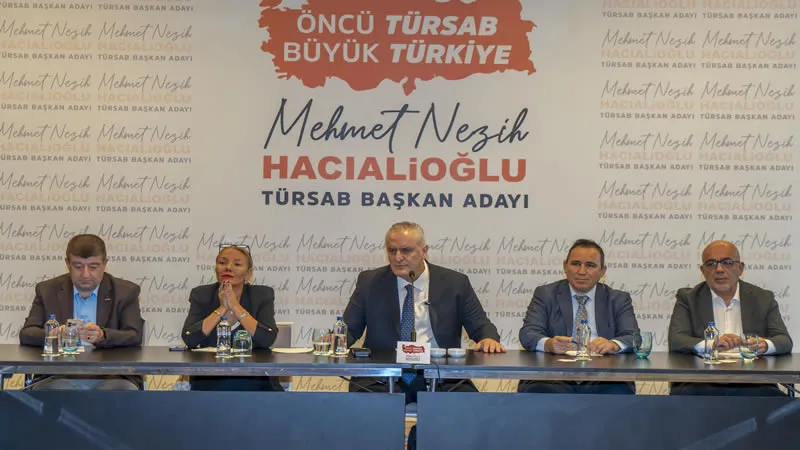 TÜRSAB Başkan Adayı M. Nezih Hacıalioğlu Seçim Manifestosunu Açıkladı