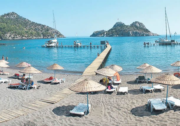 Marmaris koylarında Eylül büyüsü