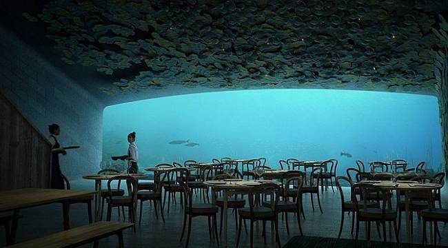 Avrupa`nın ilk deniz altı restoranı